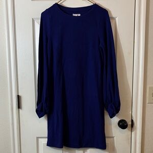 Lou & Grey Deep Blue Long Sleeve Dress
